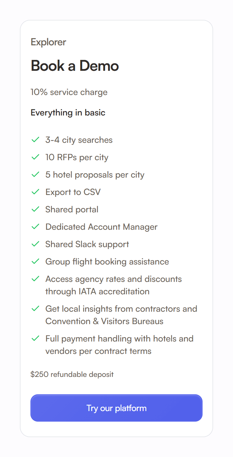 The live Explorer card on a phone, its button under eleven features