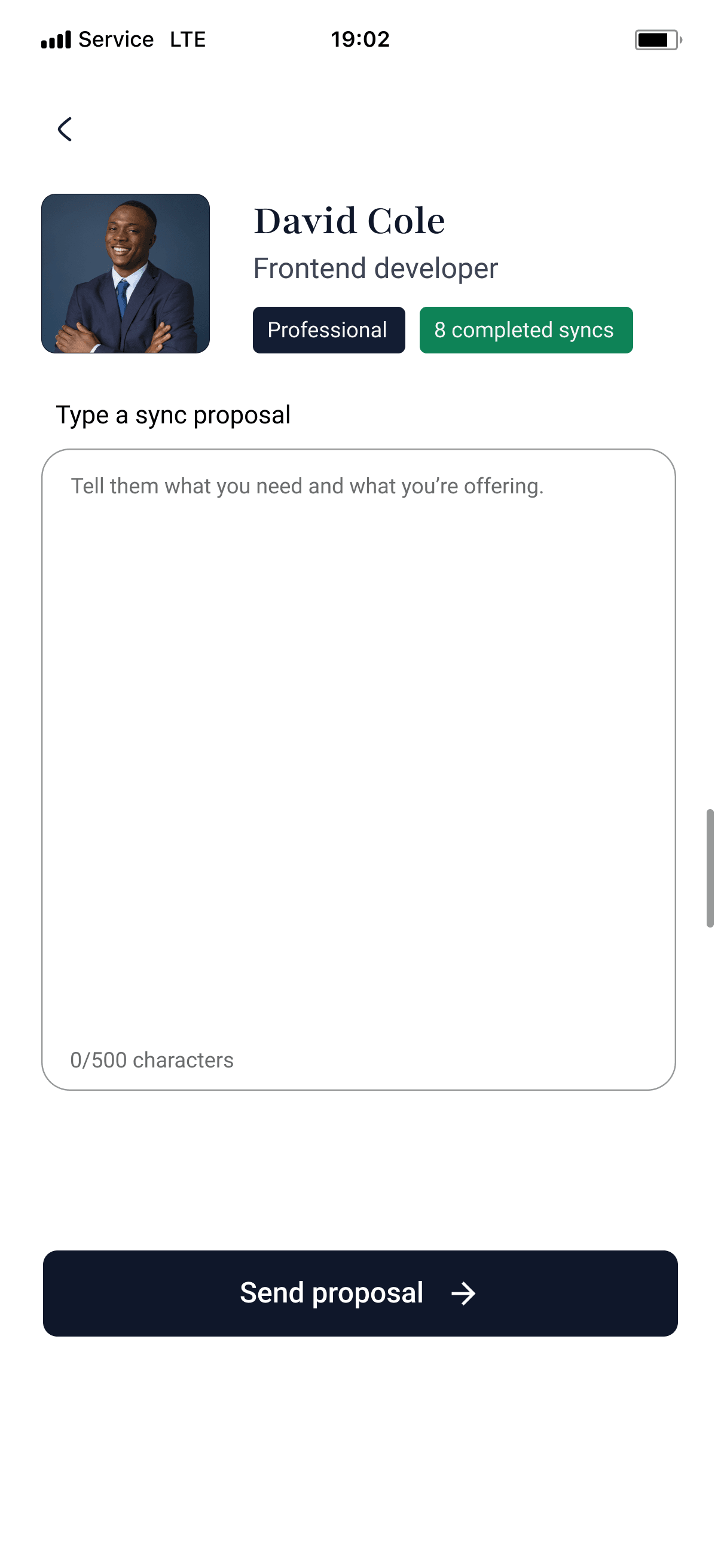 Writing a sync proposal